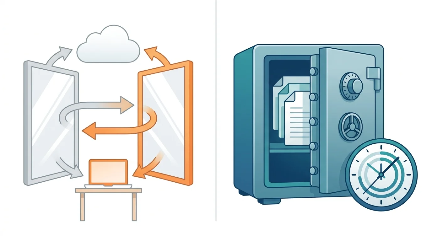 Synchronisation vs Sauvegarde : la confusion qui met votre entreprise en danger